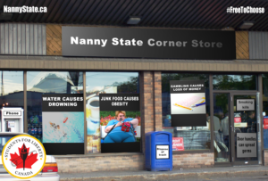 Nanny state corner store